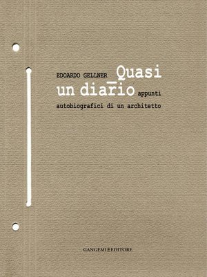 cover image of Edoardo Gellner Quasi un diario